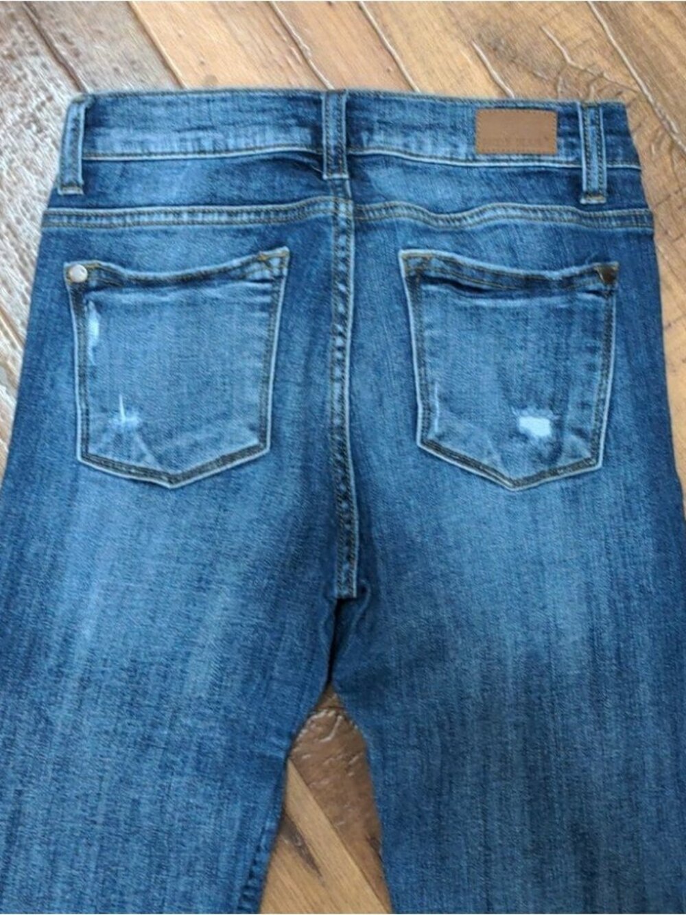 Judy Blue Skinny Fit Patch Knee Jeans Women's 26